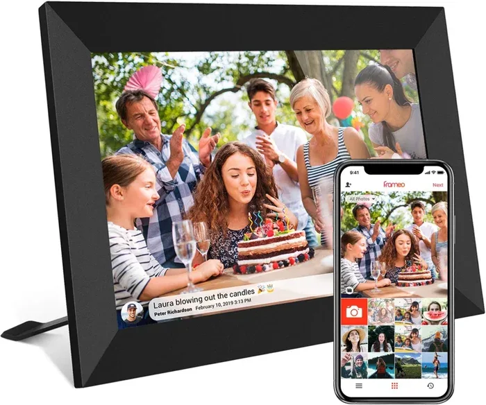 Akimart Frameo 10.1-Inch 32GB Smart WiFi Digital Photo Frame