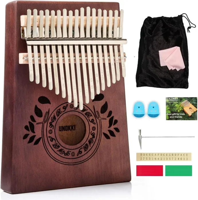 UNOKKI 17-Key Mahogany Kalimba Thumb Piano