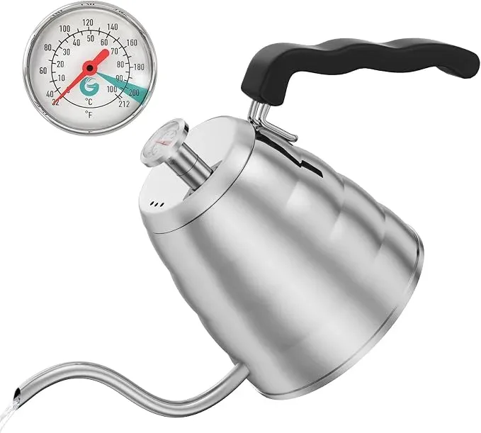 Coffee Gator Thermometer Kettle, 40oz