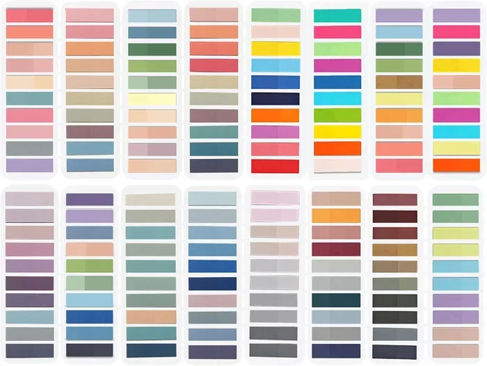 ELII 3200-Piece Morandi Annotation Sticky Tabs