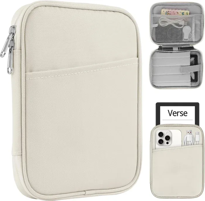 HoYiXi Universal Ereader Sleeve Bag White
