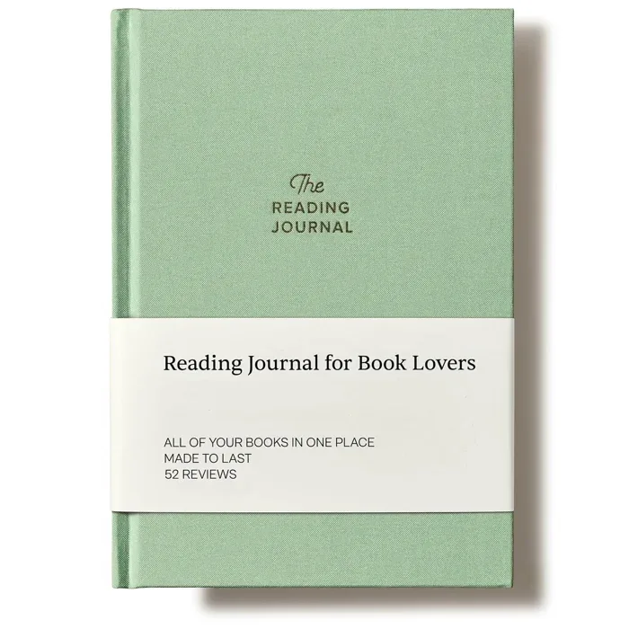 Kunitsa Co. Reading Journal 52 Entries Green