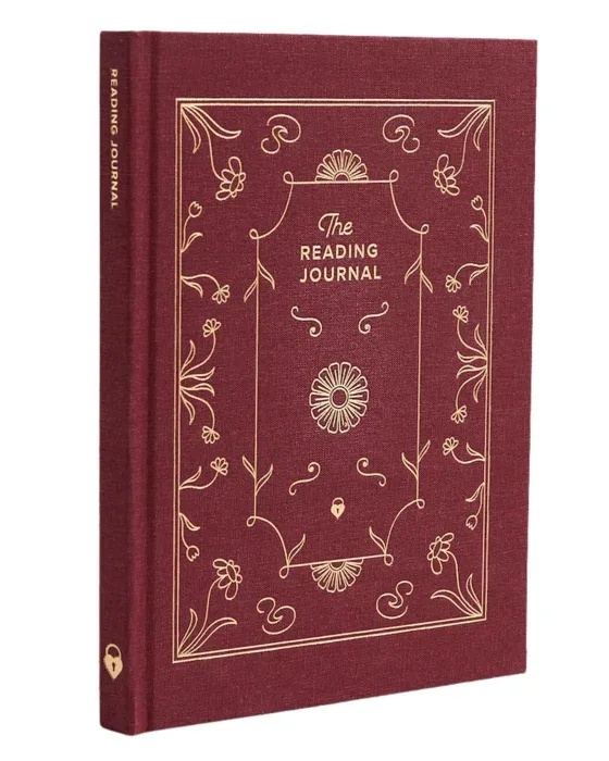 Kunitsa Co. Reading Journal 52 Entries Burgundy