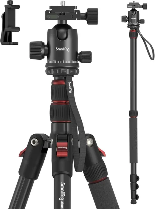 SmallRig CT-10 71-Inch Aluminium Ball Head Tripod and Monopod
