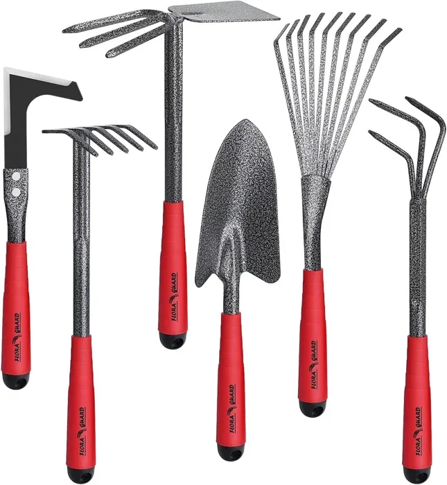 Flora Guard Six Piece Garden Tool Set