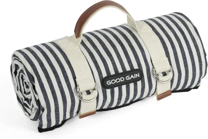 G Good Gain Picnic Blanket with Carry Strap
