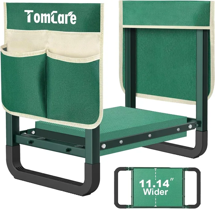 TomCare 11.14-Inch Garden Kneeler and Seat