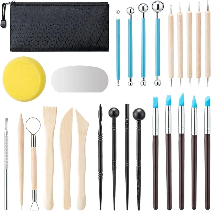 Amrules Sculpting Tools with Storage Bag