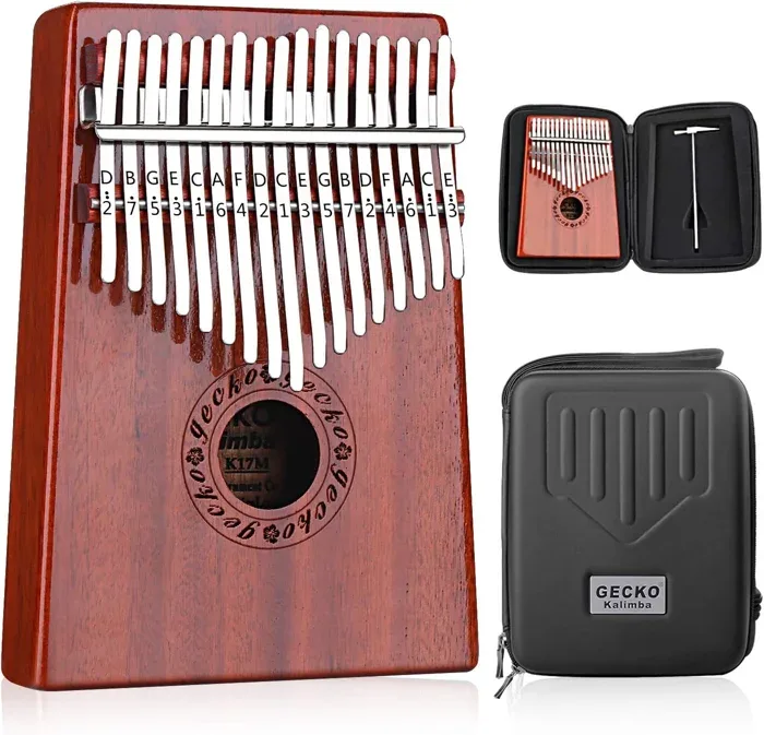 GECKO 17-Key Kalimba with Protective Box