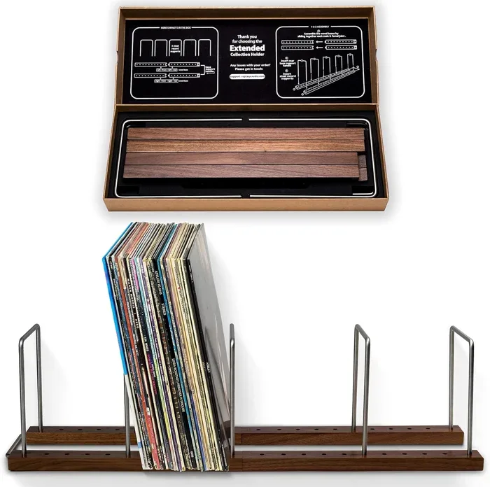 Optage Audio Extended Walnut Record Holder