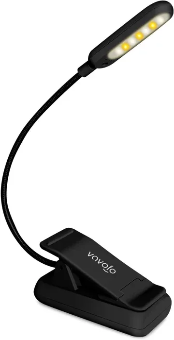 VAVOFO rechargeable book light, black