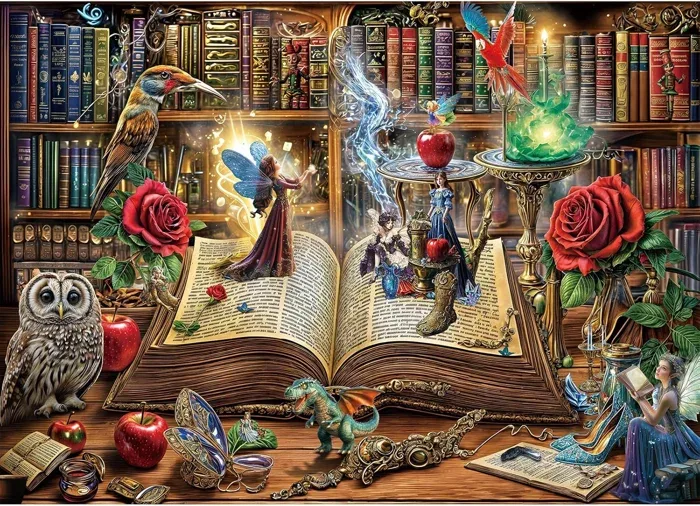 TangMosaic Magic Book 1000-Piece Jigsaw Puzzle