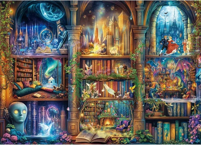 Enchanted Library 1000-Piece Jigsaw Puzzle