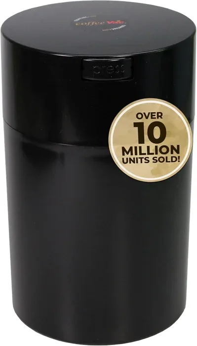 Coffeevac Push-Button Coffee Container