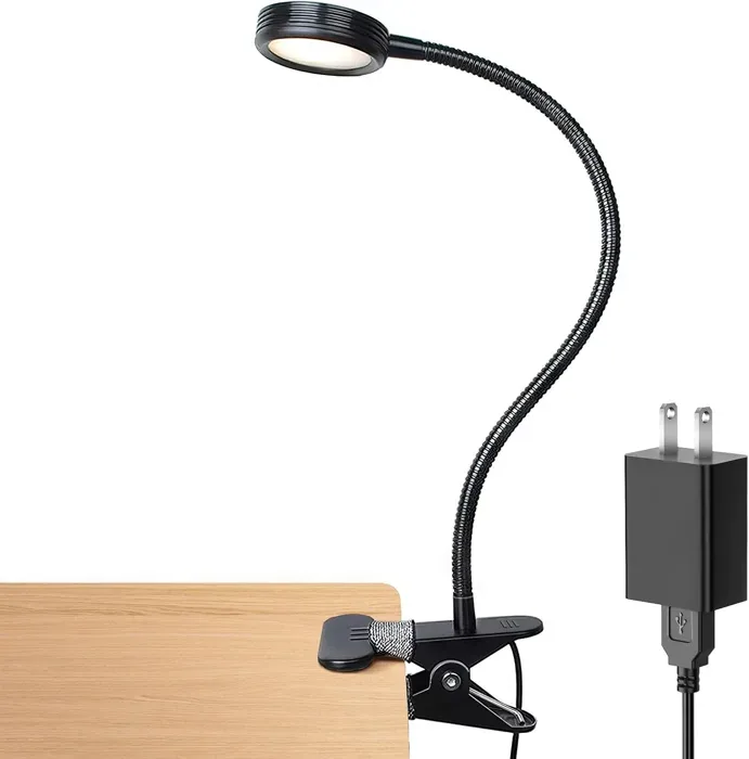 LEPOWER clip-on reading lamp