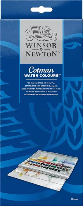Winsor & Newton Cotman 45 Half Pan Set