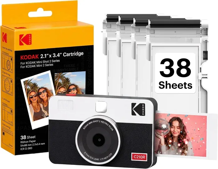 Kodak Mini Shot 2 Retro Instant Camera and Printer